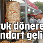 Tavuk dönere standart geliyor