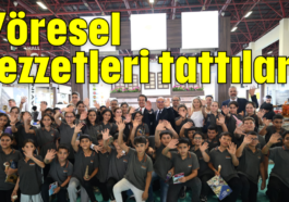 Yöresel lezzetleri tattılar