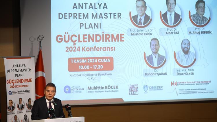 Başkan Böcek: Antalyayı depreme dirençli kent haline getireceğiz