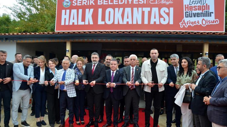 Serikte Halk Lokantası açıldı