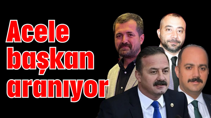 Acele başkan aranıyor