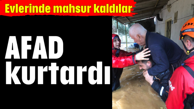 AFAD kurtardı