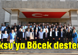 Aksu'ya Böcek desteği