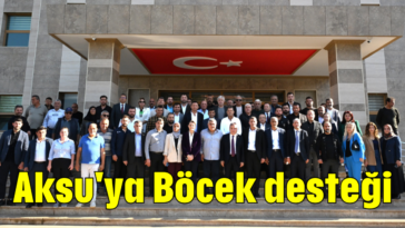 Aksu'ya Böcek desteği