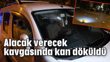 Alacak verecek kavgasında kan döküldü