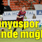 Alanyaspor evinde mağlup 1-2