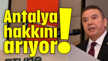 Antalya hakkını arıyor!