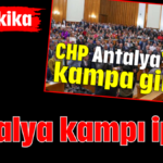 Antalya kampı iptal