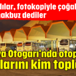 Antalya Otogarı'nda otopark paralarını kim topladı?