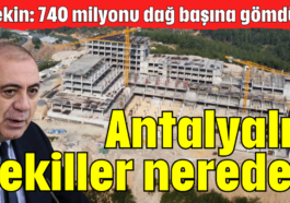 Antalyalı vekiller nerede?