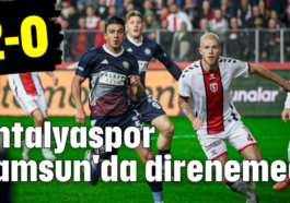 Antalyaspor Samsun'da direnemedi 2-0