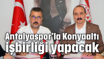 Antalyaspor'la Konyaaltı işbirliği yapacak