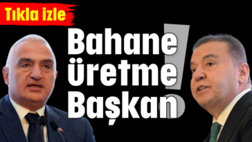 Bahane üretme Başkan!