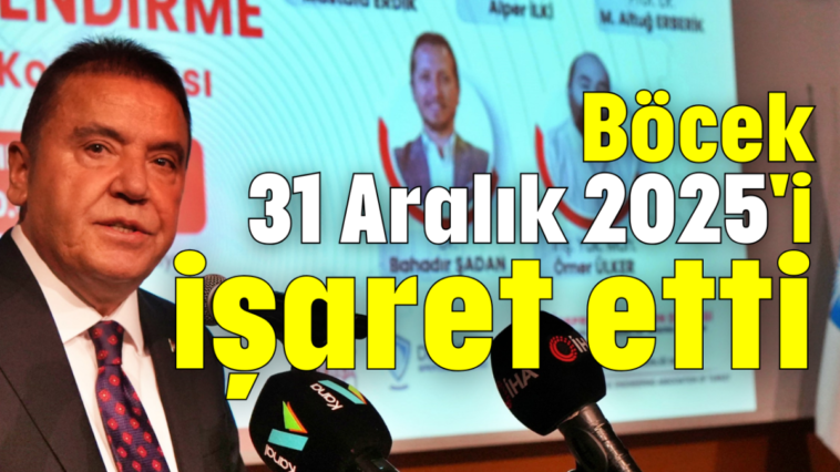 Böcek 31 Aralık 2025'i işaret etti