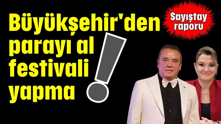 Büyükşehir'den parayı al festivali yapma!