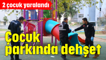 Çocuk parkında dehşet