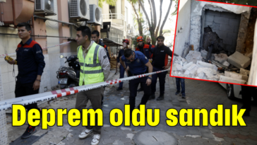 Deprem oldu sandık