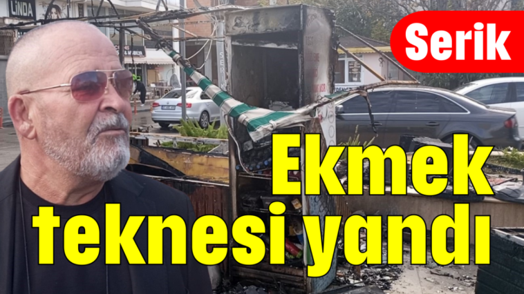 Ekmek teknesi yandı