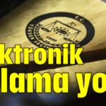 Elektronik oylama yok!