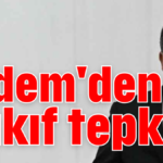 Erdem'den vakıf tepkisi