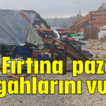 Fırtına pazarcı tezgahlarını vurdu