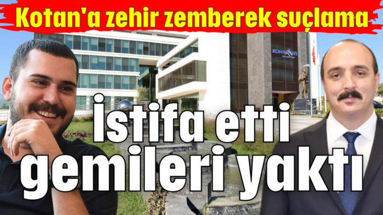 İstifa etti, gemileri yaktı