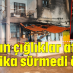 Kadın çığlıklar attı, dakika sürmedi öldü