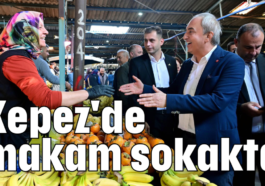 Kepez'de makam sokakta