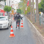 Manavgat'ta devrilen motosikletteki 2 kişi yaralandı