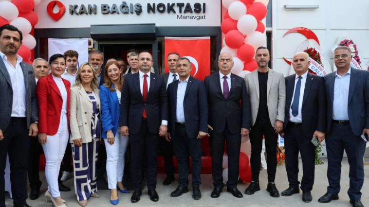 Manavgat'ta Türk Kızılay Kan Alma Birimi törenle açıldı