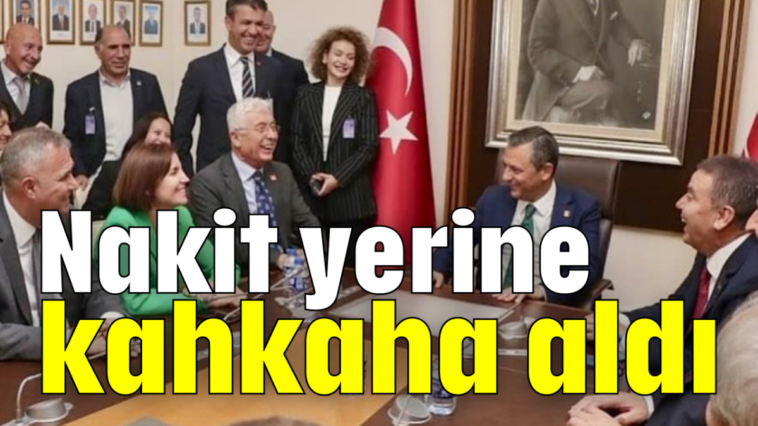 Nakit yerine kahkaha aldı