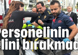 Personelinin elini bırakmadı