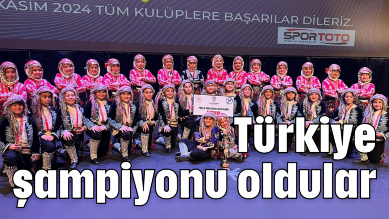 Türkiye şampiyonu oldular