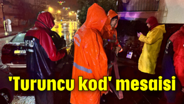 'Turuncu kod' mesaisi