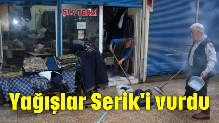 Yağışlar Serik'i vurdu