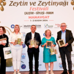 Zeytin ve Zeytinyağı Festivali'nde antik taş yataklarda zeytin sıkımı yapıldı