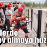 Afetlerde görev almaya hazırlar