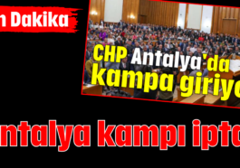 Antalya kampı iptal