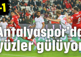 Antalyaspor'da yüzler gülüyor 2-1