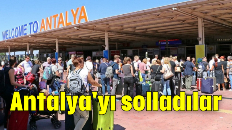 Antalya'yı solladılar