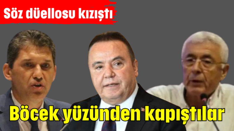 Böcek yüzünden kapıştılar