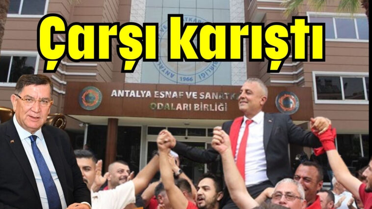 Çarşı karıştı