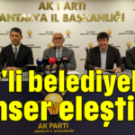 CHP'li belediyelere konser eleştirisi