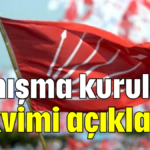 Danışma kurulları takvimi açıklandı