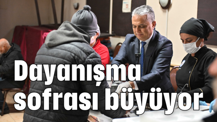 Dayanışma sofrası büyüyor