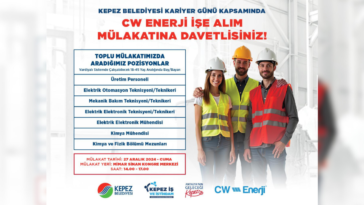 Kepez'de iş arayanlar CW Enerji ile buluşuyor