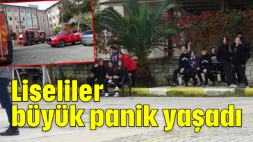 Liseliler büyük panik yaşadı