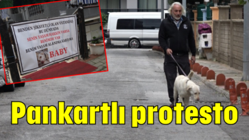 Pankartlı protesto