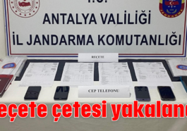 Reçete çetesi yakalandı