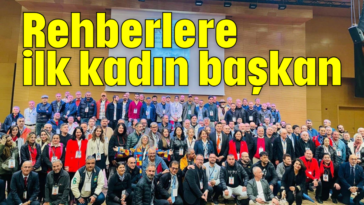 Rehberlere ilk kadın başkan